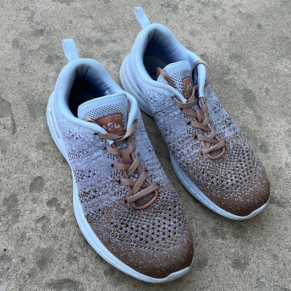 APL Women's Techloom Pro Rose Gold Ombre Running Tennis Sneakers Size 10 - Picture 1 of 13